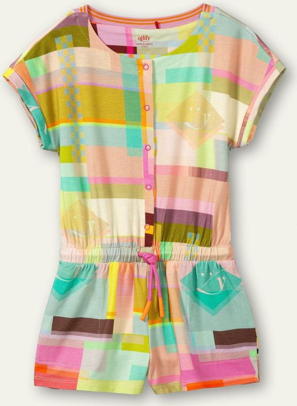 Oilily Paisley - Onesie - Meisjes - Blauw - 92/2T