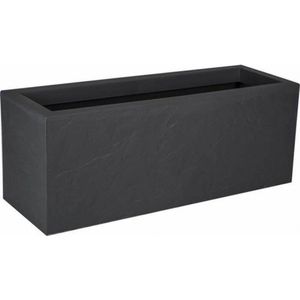 Bloempot EDA Zwart Antraciet 79,5 x 29,5 x 29,5 cm