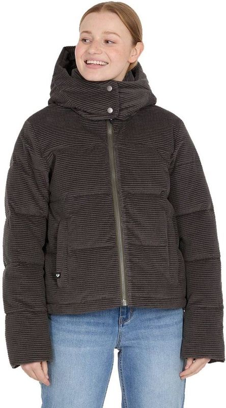 Ragwear Roobie Cordy Dames Winterjas - donkergrijs - S