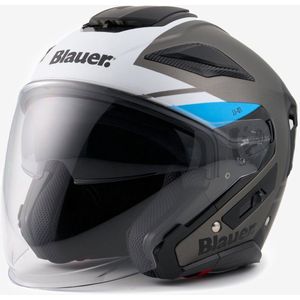 Blauer - JJ-01 - Jethelm - Grijs - Polycarbonaat