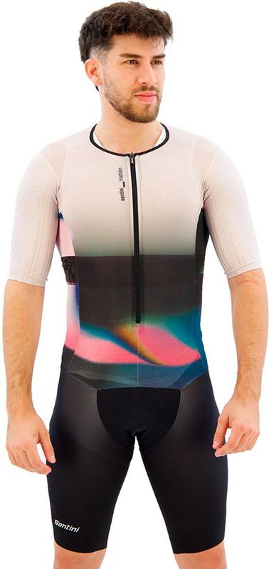 Santini Viper Korte Mouw Triatlonpak