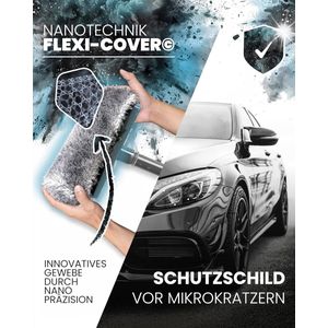 Borstelhoes voor autowasborstels - SB wasborstelovertrek - autospons voor waspark/wasstraat - microvezel 31x23cm Telescopische wasborstel