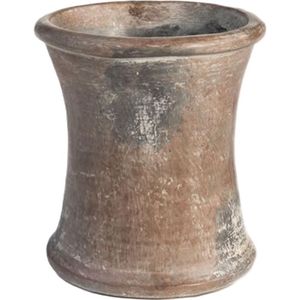 DBT - Pot Jonas - Terracotta Look - Bloempot - H 23 cm D 22 cm