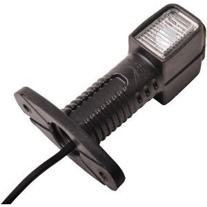 Contourlamp rechts Aspöck Superpoint 4 LED ""kort"", rood / wit / oranje 1.0m DC kabel - Contourverlichting - Aanhanger verlichting - Aspock
