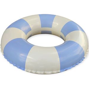 Set van 2 zwembanden voor kinderen - 2 Zwembanden voor kinderen - Roze en Blauw - 2 Opblaasbanden - Roze/Wit en Blauw/Wit - Pastel - Opblaasbaar - Ø 90 cm - 2 stuks - jongen en meisje