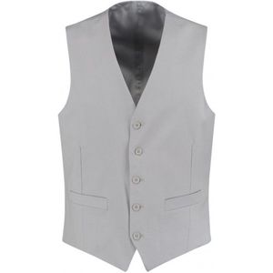 Gents - Gilet heren - Gilet - Polyblend - Grijs - Maat 44/44