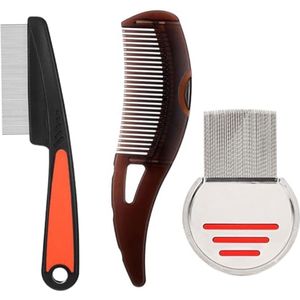 3-in-1 Schubbenkam en Luiskam voor Dagelijks Gebruik