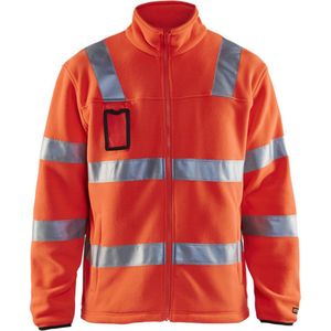 Blåkläder 4833-2560 Fleecejas High Vis Fluor Rood maat 5XL