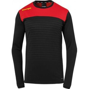 Kempa Emotion 2.0 Longsleeve kinderen - Zwart / Rood - maat 152