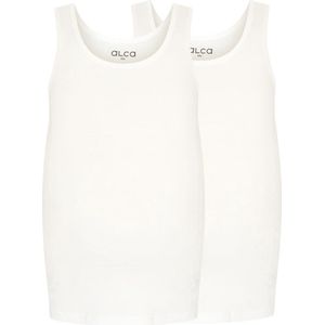 Alca Classic 2-Pck Heren Singlet White 5XL