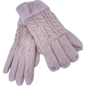 Winter Handschoenen - Dames - Verwarmde - Lichtroze