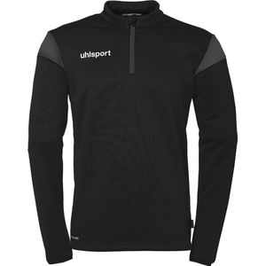 Uhlsport Squad 27 Ziptop Heren - Zwart / Antraciet | Maat: S