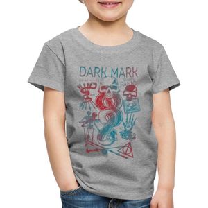 Harry Potter Duistere Teken & Gruzielement Ontwerp Premium T Shirt Kinderen
