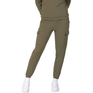 TIMEZONE Dames Cargo Broek REGULAR RAKIMATZ 7/8 regular/straight Olijf S Volwassenen