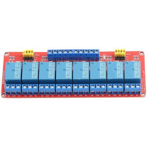 24V 8 Channel Optocoupling Relay Module - High Low Trigger Relay Module - SPS Automation Equipment Control - Industrial Circuit Change