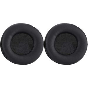 Oorkussens voor Over-ear Hoofdtelefoon, 100 mm Zacht Schuim, Stil Comfort, Zwarte Vervangende Kussens