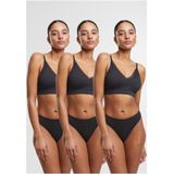 Urban Classics - Rip Tanga 3-Pack - Zwart/Wit - Strings