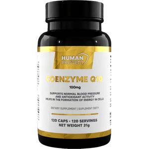 Human Protect - CoEnzyme Q10 - 120 caps - 120 doseringen - Q10