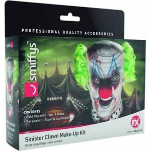 SMIFFYS - Make up set voor enge Halloween clown - Schmink > Make-up set