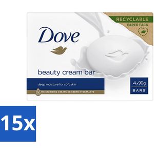 15 x Dove Original - Zeep - Beauty Cream Bar - 360 g - Gevoelige Huid - Dagelijks Gebruik