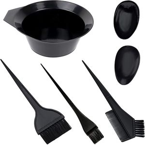 Haarverf Kwast - Haarverf set 5 delig - Kappers Producten - Haarverf Bakje - Verfkwast - Verfkwasten - Haarverf Borstel - Haarverfkwasten - Haar Verven - Haarkleuring Kwast - Kapper Tools - Haarverfbenodigdheden - Kappers Accessoires