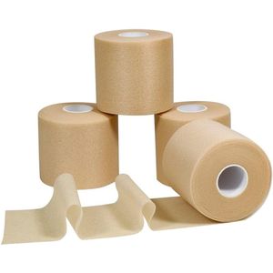 4 Rolls Athletic Tape Foam Underwrap Bandage 7cm x 27m - Foam Pre-Wrap Sports Tape voor Ankle - Wrist - Hand - Elbow - Knie - Prevent Skin Injuries - Glue Residues