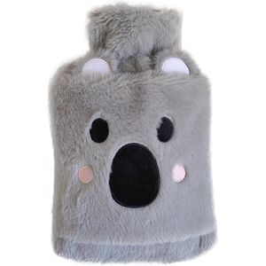 Warmwaterkruik met hoes - 2L lekvrije grote kruik voor warm en koud kompres, ideaal voor pijnverlichting en comfort