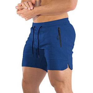 Heren 5 inch Gym Workout Shorts voor Bodybuilding en Running met Rits Zakken