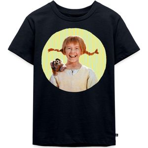 Pippi Langkous Portret Pippi Met Meneer Nilsson Premium T Shirt Kinderen