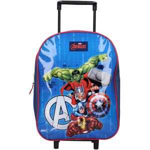 Avengers Trolley suitcases Marvel the Avengers Children Trolley - Captain Amercia, Iron Man, The Hulk and Thor - Blue