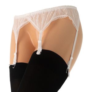 Sara - Jarretellegordel - Wit - Streetwear - Vrouwen