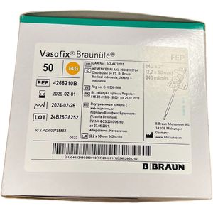 BBRAUN Vasofix Braunüle 14G X 50 mm