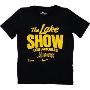 Nike NBA Los Angeles Lakers Mantra SS Tee EZ2B7BCJX-LAK, voor een jongen, Zwart, T-shirt, maat: XL