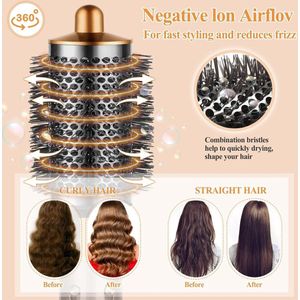 Grote Ronde Volumeborstel voor Dyson Airwrap - Accessoire - Ovale Volume Borstel - Opzetstuk voor Dikker Haar