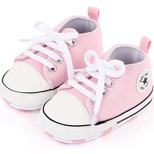 Baby Schoenen - Pasgeboren Babyschoenen - Meisjes/Jongens - Eerste Baby Schoentjes - 6-12 maanden - Maat 18 - Baby slofjes 12cm