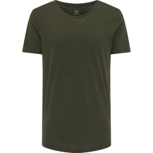 Lee - Shaped T-shirt - Groen - Korte Mouwen