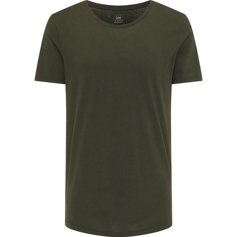 Lee - Shaped T-shirt - Groen - Korte Mouwen
