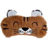 Pluche Cutiemals Tijger Slaapmasker