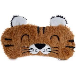 Pluche Cutiemals Tijger Slaapmasker