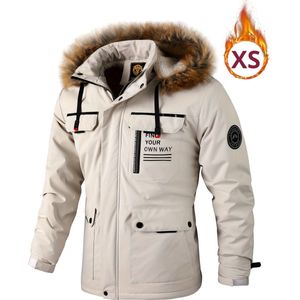 Nivard - Verwarmde Jas - Heating Jacket - Thermo Jas - Elektrische Kleding - Jas Met Verwarming - Met Capuchon - Heren - Maat S - Wit - Winter