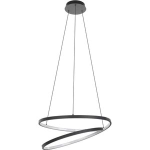 EGLO Ruotale Hanglamp - LED - Ø 55 cm - Zwart/Wit