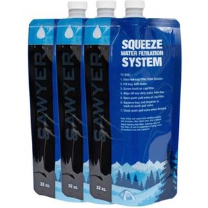 Sawyer Waterfles 1L Squeezable Pouch SP113 (3St.)