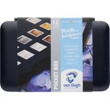 Van Gogh Aquarelverf pocket box Specialty Colours met 12 kleuren in halve Napjes