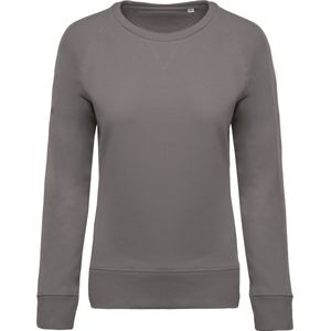 Kariban - K481 - Damessweater - Storm Grey - Ronde Hals - Raglanmouwen
