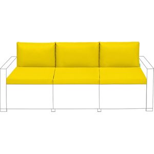 Zitkussens met Rugkussens - Buiten Tuinkussens - Waterbestendige Tuinstoelkussens voor Rotan Stoelen - Stoelkussen voor Terrasmeubilair