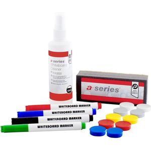 A-Series - Whiteboard starterkit - Markers - Wisser - Magneten - Reinigingsspray