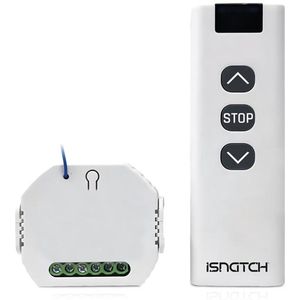 HeySmart Slimme wifi module voor rolluiken met afstandsbediening, compatibel met app voor bediening op afstand, timerfunctie, inbouw 503 of DIN rail, eenvoudig te installeren