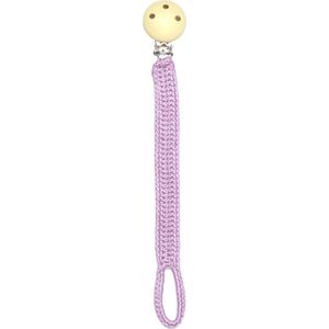 Naturezoo Fopspeenketting Bamboestof 20 Cm Lila