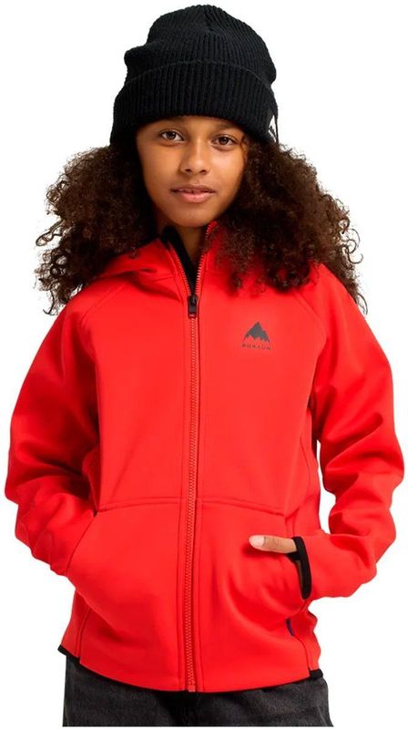 Burton Crown Weatherproof Fleece Met Volledige Rits Rood 12 Years Meisjes