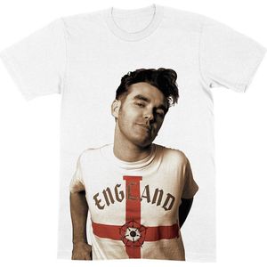 Morrissey - Glamorous Glue Heren T-shirt - L - Wit